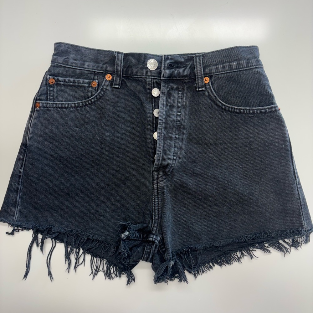 Stylish Black Denim Women's Shorts